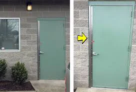 Astragal and security plate Installation
